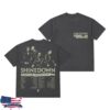 Shinedown Store Merch Photo Tour Charcoal Tshirt