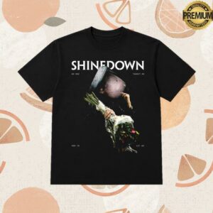 Shinedown Store Merch Tv Man Tour Black Tshirt