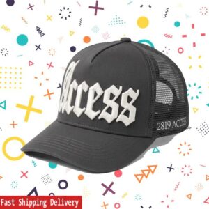 Shop 2819 Store Merch Access Old English Hat Charcoal