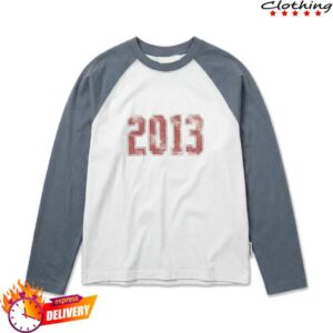 Sidemen Clothing Store Merch 2013 Long-Sleeve T-Shirt Off White Navy