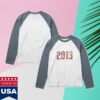 Sidemen Clothing Store Merch 2013 Long-Sleeve T-Shirt Off White Navy