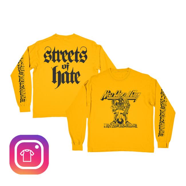 Streets Of Hate Merch Store New World Man I Am The Machine Longsleeve 5 Streets Of Hate Merch Store New World Man I Am The Machine Longsleeve