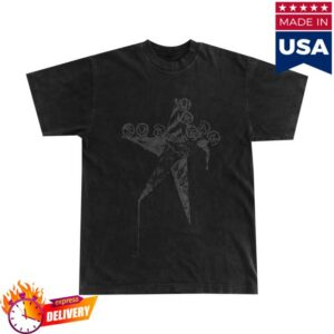 Sub Urban Store Merch Star Tee Vintage Black T-Shirt