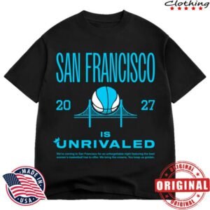 Unrivaled Shop Merch Season 3 Bus Tour San Francisco T-Shirt Black
