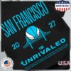 Unrivaled Shop Merch Season 3 Bus Tour San Francisco T-Shirt Black