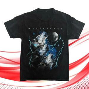 Waterparks Store Merch Wolves Mineral Wash Tee