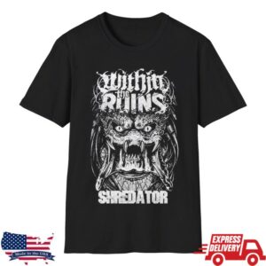 Within The Ruins Merch Store Shredator Black Tee