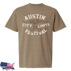 Acl Festival Store Merch Longhorn Lineup Tee