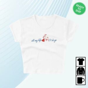 Alex Warren Store Merch All My Life Bunny Tee
