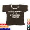 Alex Warren Store Merch Found My Family Brown Ringer