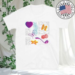 Bini Merch Store Flames Lyric Tee