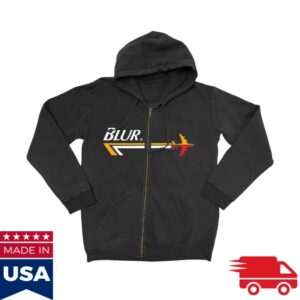 Blur Shop Merch Live At Budokan Black Zip Hoodie