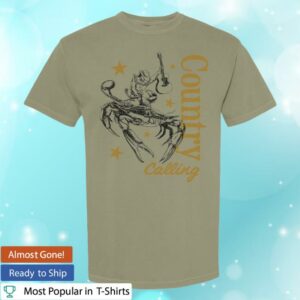 Country Calling Festival Store Merch Cowboy Lineup Tee
