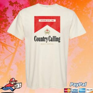 Country Calling Festival Store Merch Pack Lineup Tee