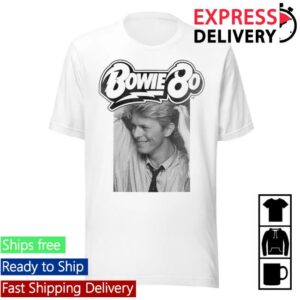 David Bowie Store Merch Bowie 80 Denis O'regan Portrait T-Shirt