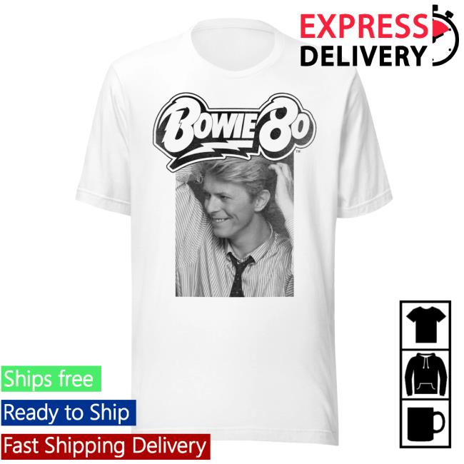 David Bowie Store Merch Bowie 80 Denis O'regan Portrait T-Shirt 3 David Bowie Store Merch Bowie 80 Denis O'regan Portrait T-Shirt