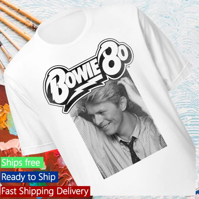 David Bowie Store Merch Bowie 80 Denis O'regan Portrait T-Shirt 5 David Bowie Store Merch Bowie 80 Denis O'regan Portrait T-Shirt