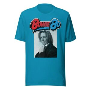 David Bowie Store Merch Bowie 80 Mick Rock Portrait T-Shirt