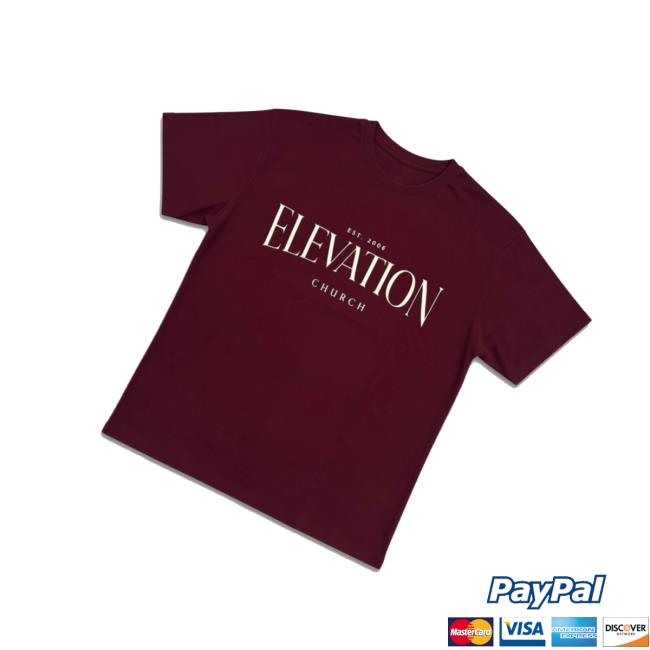 Elevation Church Store Merch Maroon Elevation T-Shirt 4 Elevation Church Store Merch Maroon Elevation T-Shirt