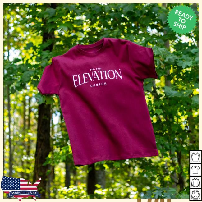 Elevation Church Store Merch Maroon Elevation T-Shirt 5 Elevation Church Store Merch Maroon Elevation T-Shirt