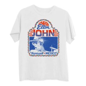 Elton John Store Merch Hand-Painted Tour T-Shirt