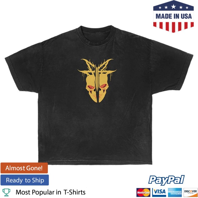 Falling In Reverse Merch Store Yellow Skull Tee 3 Falling In Reverse Merch Store Yellow Skull Tee