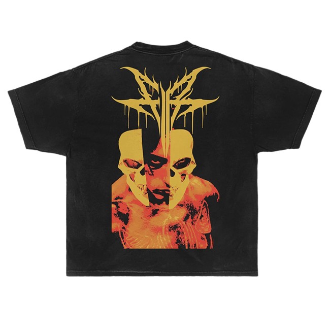 Falling In Reverse Merch Store Yellow Skull Tee 4 Falling In Reverse Merch Store Yellow Skull Tee