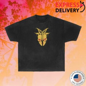 Falling In Reverse Store Merch Yellow Skull Tee