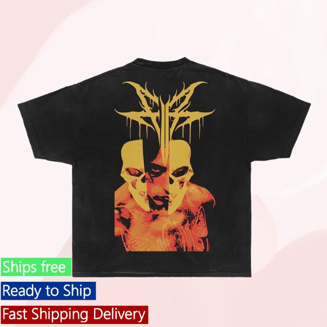 Falling In Reverse Store Merch Yellow Skull Tee 4 Falling In Reverse Store Merch Yellow Skull Tee