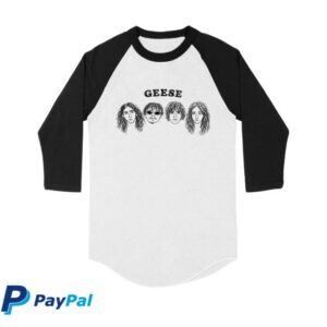Geese Store Merch Composite Heads Raglan Tee