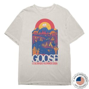 Goose The Band Merch Store Colorado Summer 2026 Event Tee