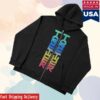 Harry Styles Merch Store Together, Together Black Zip Hoodie