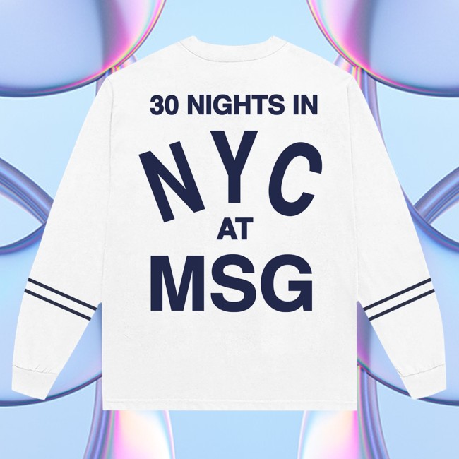 Harry Styles Merch Store White 30 Nights Ls Tee 4 Harry Styles Merch Store White 30 Nights Ls Tee