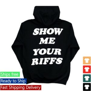 Hello Merch Store Sleater Kinney Show Me Your Riffs Hoodie