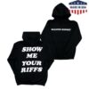 Hello Merch Store Sleater Kinney Show Me Your Riffs Hoodie