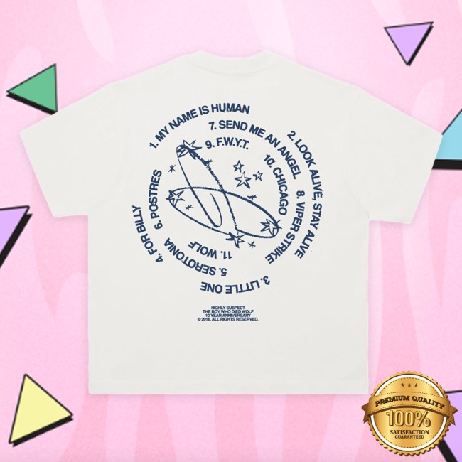 Highly Suspect Merch Store Cosmic Wolf T-Shirt 4 Highly Suspect Merch Store Cosmic Wolf T-Shirt