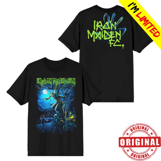 Iron Maiden Merch Store Fear Of The Dark Halloween Fc Tee 4 Iron Maiden Merch Store Fear Of The Dark Halloween Fc Tee