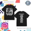 Jack Smith Wearing 2026 Land Of Hope & Dreams American Tour No Kings Tee Black