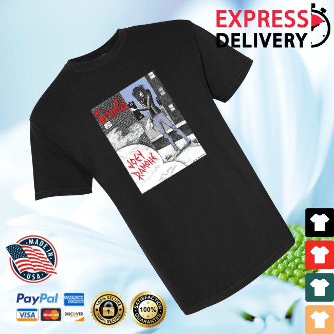 Joey Ramone Store Merch Punk Magazine Shirt 4 Joey Ramone Store Merch Punk Magazine Shirt