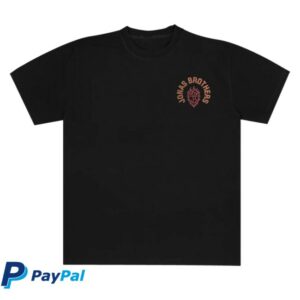 Jonas Brothers Merch Store Burning Up All Over Again Tampa, Fl City Tee Black