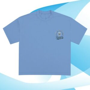 Jonas Brothers Merch Store Burning Up All Over Again Tampa, Fl City Tee Blue
