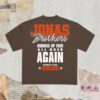 Jonas Brothers Store Merch Burning Up All Over Again Cleveland, Oh City Tee Brown