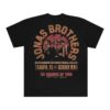 Jonas Brothers Store Merch Burning Up All Over Again Tampa, Fl City Tee Black