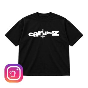 Ken Carson Store Merch Cartunez Black Tee White Logo