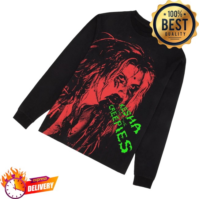 Kesha Merch Store Kesha Creepies Limited Edition Long Sleeve Tee 3 Kesha Merch Store Kesha Creepies Limited Edition Long Sleeve Tee