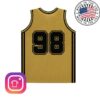 Kid Rock Store Merch Bawitdaba Gold Jersey