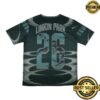 Linkin Park Store Merch Lppl Short Sleeve European Green Football Jersey