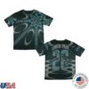 Linkin Park Store Merch Lppl Short Sleeve European Green Football Jersey