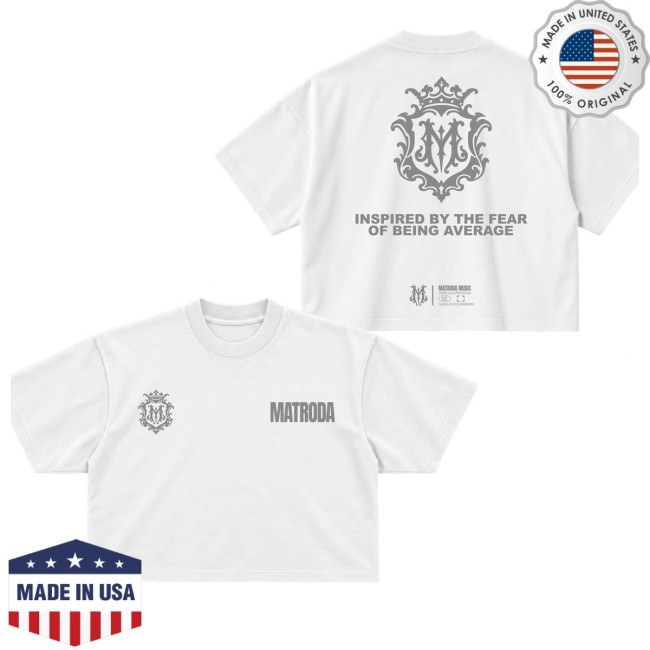 Matroda Merch Store Monogram Women's Crop Tee 5 Matroda Merch Store Monogram Women's Crop Tee