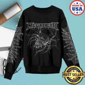 Megadeth Store Merch Megadeth Spider Sweatshirt